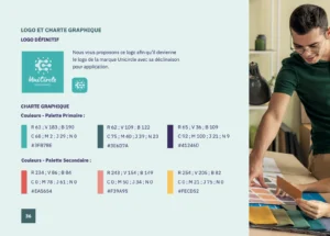 mes réalisations support charte graphique